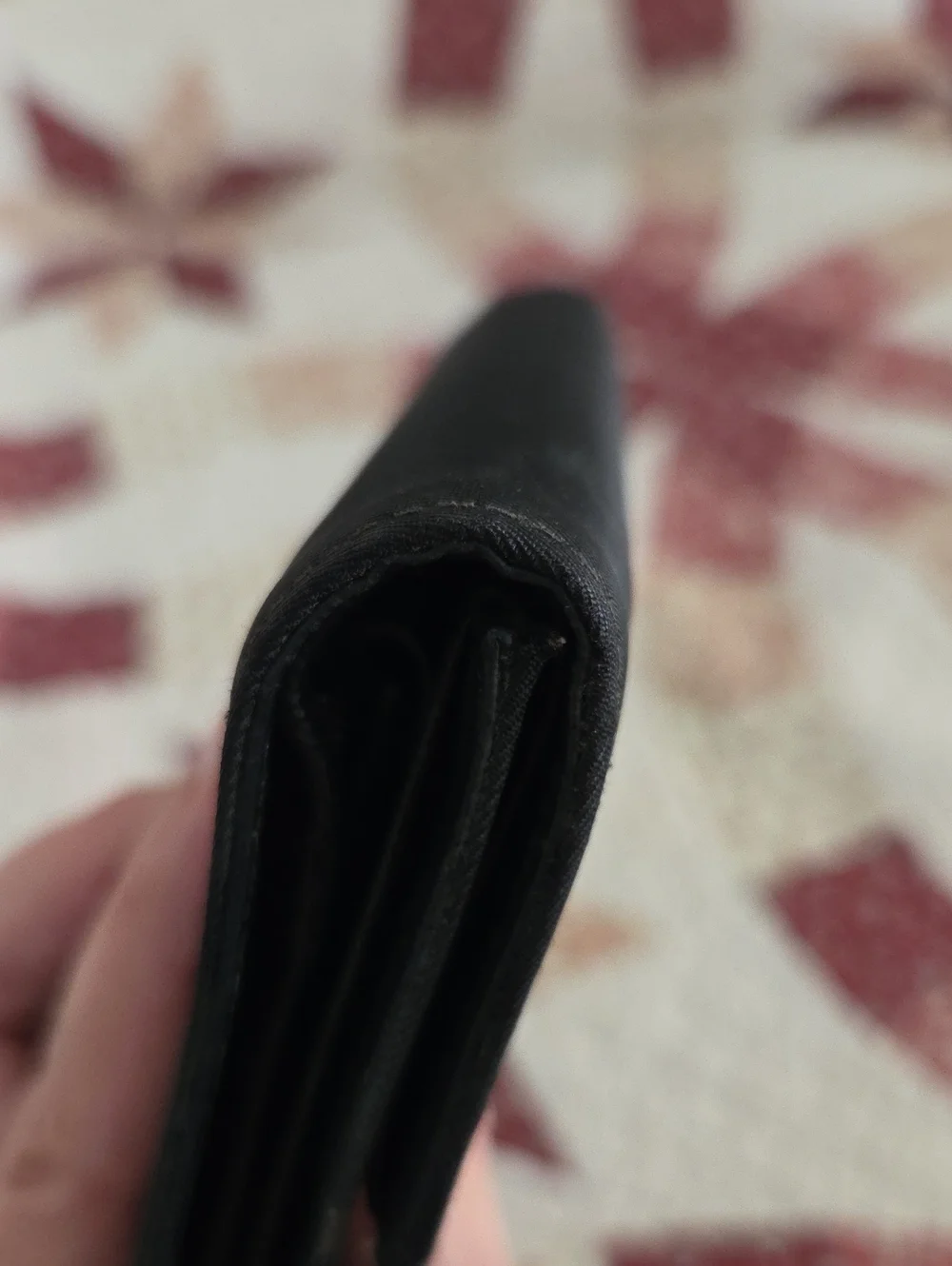 Prada Black Nylon Walley Trifold
